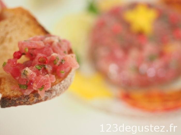 Tartare de thon rouge à l'orange | Recette 1,2,3...Dégustez